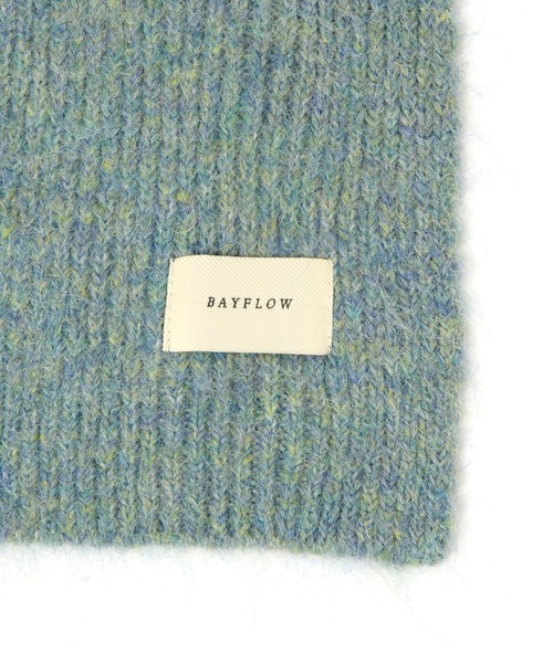 BAYFLOW（ベイフロー）の「ウールMIXマフラー（マフラー・レディース・レッド/ブルーグリーン/チャコール/ブラウン・FREE）」の16枚目の写真