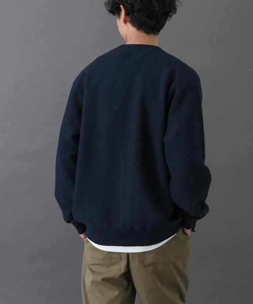 FORK&SPOON（フォークアンドスプーン）の「FORK&SPOON　PROVORONE Vネックカーディガン（カーディガン/ボレロ・メンズ・チャコールグレー/ネイビー・5/4）」の4枚目の写真