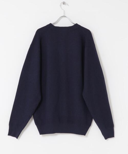 FORK&SPOON（フォークアンドスプーン）の「FORK&SPOON　PROVORONE Vネックカーディガン（カーディガン/ボレロ・メンズ・チャコールグレー/ネイビー・5/4）」の9枚目の写真