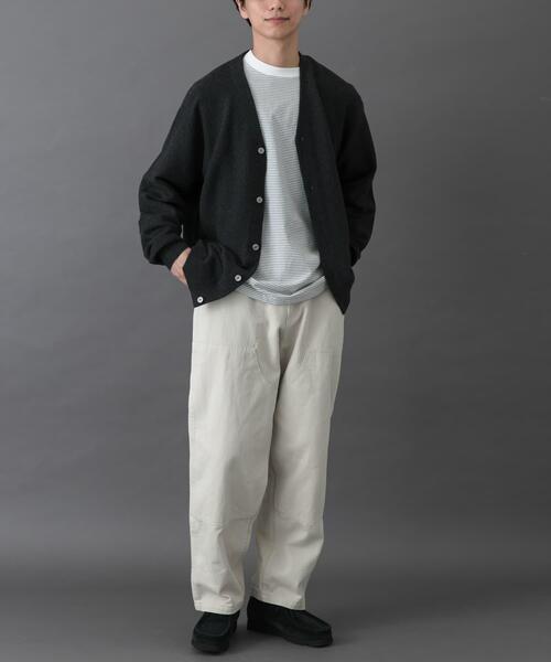 FORK&SPOON（フォークアンドスプーン）の「FORK&SPOON　PROVORONE Vネックカーディガン（カーディガン/ボレロ・メンズ・チャコールグレー/ネイビー・5/4）」の18枚目の写真