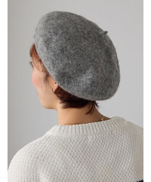 Lugnoncure(ルノンキュール)の「シンプルベレー(ハット・レディース・グレー/ベージュ・F)」の4枚目の写真