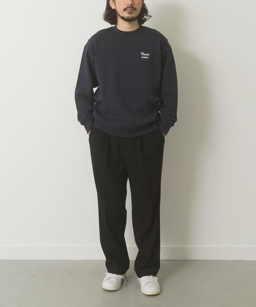 ITEMS URBANRESEARCH(アイテムズ アーバンリサーチ)の「サイドストレージ裏毛スウェットtops(スウェット・メンズ・ネイビー/ブラック/オフホワイト/グレー・MEDIUM/LARGE)」の22枚目の写真
