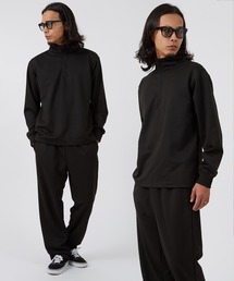 improves | スムース 裏毛 ハーフジップ トレーナー & ジョガーパンツ セットアップ(スウェット)