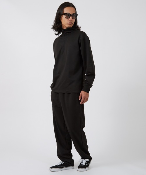 improves（インプローブス）の「スムース 裏毛 ハーフジップ トレーナー ＆ ジョガーパンツ セットアップ（スウェット・メンズ・ネイビー/チャコール/ブラック/杢グレー・X-LARGE/LARGE/MEDIUM）」の5枚目の写真