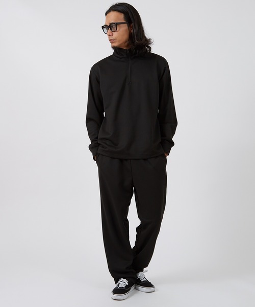 improves（インプローブス）の「スムース 裏毛 ハーフジップ トレーナー ＆ ジョガーパンツ セットアップ（スウェット・メンズ・ネイビー/チャコール/ブラック/杢グレー・X-LARGE/LARGE/MEDIUM）」の6枚目の写真