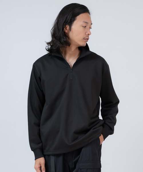 improves（インプローブス）の「スムース 裏毛 ハーフジップ トレーナー ＆ ジョガーパンツ セットアップ（スウェット・メンズ・ネイビー/チャコール/ブラック/杢グレー・X-LARGE/LARGE/MEDIUM）」の7枚目の写真