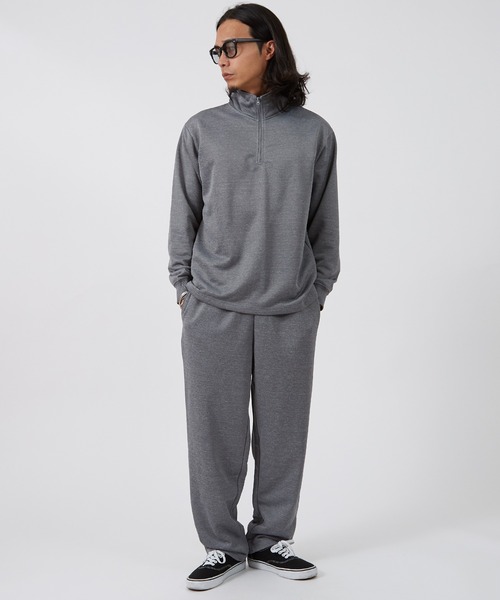 improves（インプローブス）の「スムース 裏毛 ハーフジップ トレーナー ＆ ジョガーパンツ セットアップ（スウェット・メンズ・ネイビー/チャコール/ブラック/杢グレー・X-LARGE/LARGE/MEDIUM）」の20枚目の写真