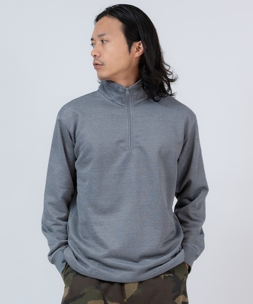 improves（インプローブス）の「スムース 裏毛 ハーフジップ トレーナー ＆ ジョガーパンツ セットアップ（スウェット・メンズ・ネイビー/チャコール/ブラック/杢グレー・X-LARGE/LARGE/MEDIUM）」の21枚目の写真