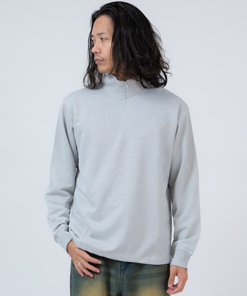 improves（インプローブス）の「スムース 裏毛 ハーフジップ トレーナー ＆ ジョガーパンツ セットアップ（スウェット・メンズ・ネイビー/チャコール/ブラック/杢グレー・X-LARGE/LARGE/MEDIUM）」の14枚目の写真