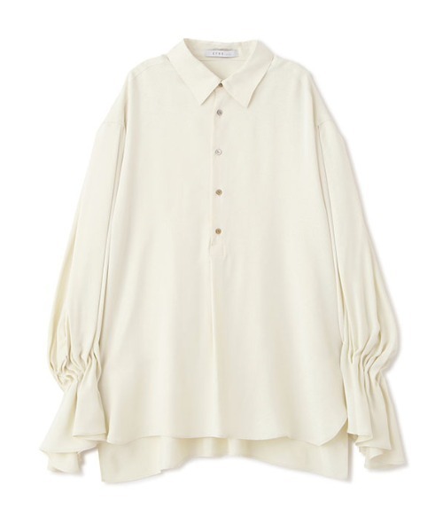 ETRE TOKYO キャンディースリーブシルキーシャツ キャンディースリーブシルキーシャツ(F WHITE): トップス │ ETRE
