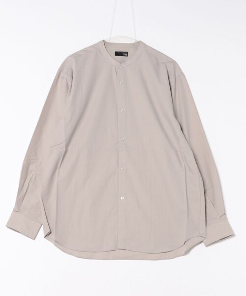 TAKA-Q(タカキュー)の「【綿100% ゆったり】タイプライター バンドカラー 長袖 シャツ(シャツ/ブラウス・メンズ・ホワイト/ベージュ/ブラック・LARGE/X-LARGE/MEDIUM)」の10枚目の写真