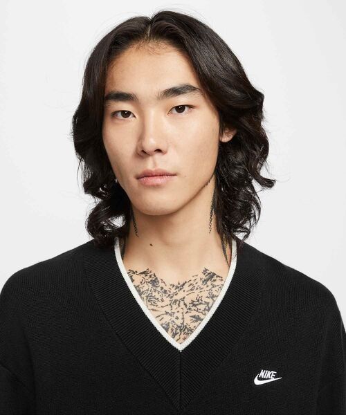 NIKE ジャガードセーター M 希少在庫 スウォッシュ NIKE ジャガードセーター M 希少在庫 スウォッシュ - メルカリ