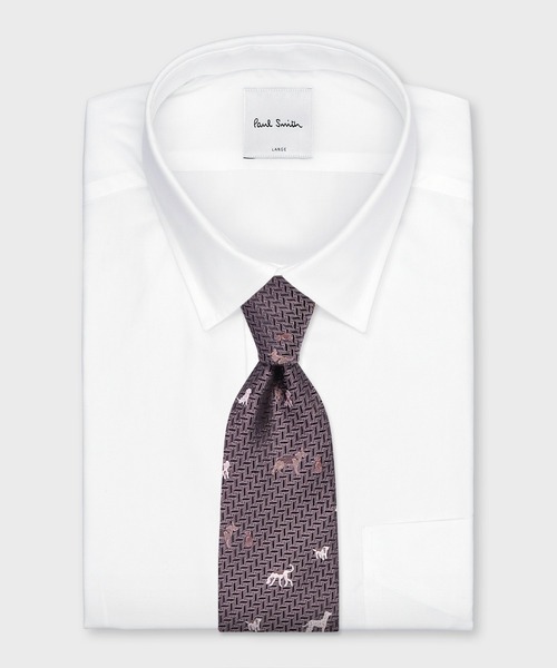 Paul Smith(ポールスミス)の「"Geometric Dog" タイ【250058 552MJ】(ネクタイ・メンズ・ブルー/レッド/ネイビー・FREE)」の9枚目の写真