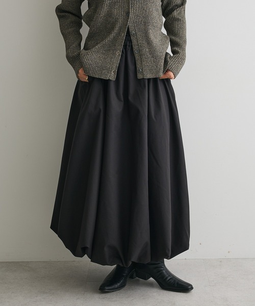 CRAFT STANDARD BOUTIQUE（クラフトスタンダードブティック）の「ボリュームバルーンスカート（スカート・レディース・ブラック/ホワイト・FREE）」の3枚目の写真