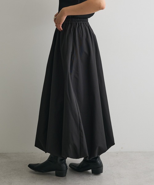 CRAFT STANDARD BOUTIQUE（クラフトスタンダードブティック）の「ボリュームバルーンスカート（スカート・レディース・ブラック/ホワイト・FREE）」の6枚目の写真