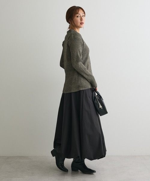 CRAFT STANDARD BOUTIQUE（クラフトスタンダードブティック）の「ボリュームバルーンスカート（スカート・レディース・ブラック/ホワイト・FREE）」の10枚目の写真