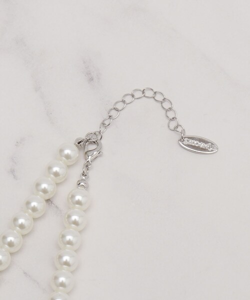 SHOO・LA・RUE（シューラルー）の「【セレモニー】コーサージュネックレス（ネックレス・レディース・アイボリー・00）」の5枚目の写真