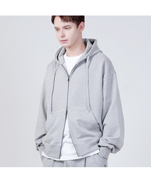 GAKKAI UNIONS（ガッカイユニオンズ）の「2 way Sweat hooded zip-up gray（パーカー・メンズ）」