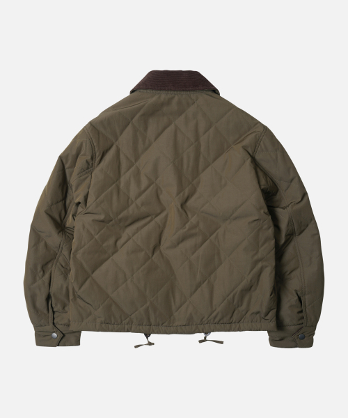 FRIZMWORKS(フリズムワークス)の「QUILTED HERITAGE HUNTING JACKET _ OLIVE(ミリタリージャケット・メンズ・その他・SMALL/MEDIUM/X-LARGE)」の3枚目の写真