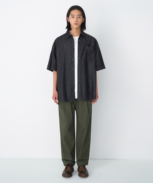 MUSINSA STANDARD（ムシンサスタンダード）の「コットンルーズテーパードバンディングパンツ[カーキ]（その他パンツ・メンズ・その他・34/32/30/26/28/40/38/42/36）」の2枚目の写真