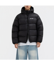 UNDEROFF（アンダーオフ）の「フードパーカーダウンジャケット ブラック（ダウンジャケット/コート）」