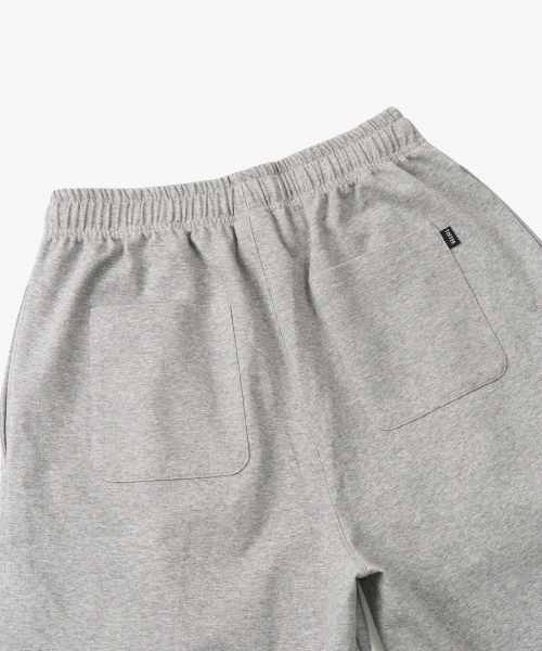 TOFFEE(トフィー)の「ワンタックハーフスウェットパンツ (メランジェグレー)(その他パンツ・メンズ・その他・SMALL/MEDIUM/LARGE/X-LARGE)」の4枚目の写真