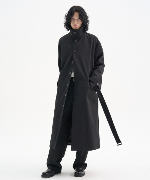 TRIP LE SENS(トリップ ル センス)の「カラー ネック ベルト オーバー コート_グリーン(トレンチコート・メンズ・その他・MEDIUM/LARGE)」の4枚目の写真