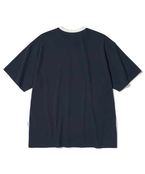 URBANDTYPE(アーバンディタイプ)の「フットボールジャージTシャツ_ネイビー(Tシャツ/カットソー・メンズ・その他・LARGE/WS/SMALL/MEDIUM)」の2枚目の写真