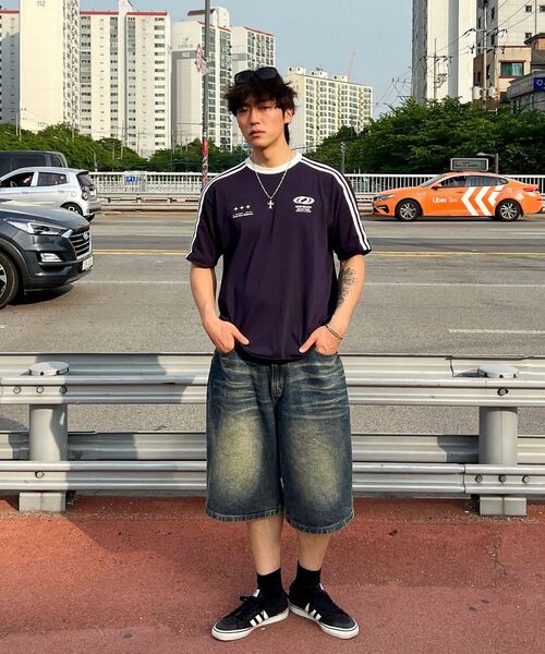 URBANDTYPE(アーバンディタイプ)の「フットボールジャージTシャツ_ネイビー(Tシャツ/カットソー・メンズ・その他・LARGE/WS/SMALL/MEDIUM)」の13枚目の写真
