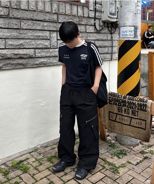 URBANDTYPE(アーバンディタイプ)の「フットボールジャージTシャツ_ネイビー(Tシャツ/カットソー・メンズ・その他・LARGE/WS/SMALL/MEDIUM)」の14枚目の写真