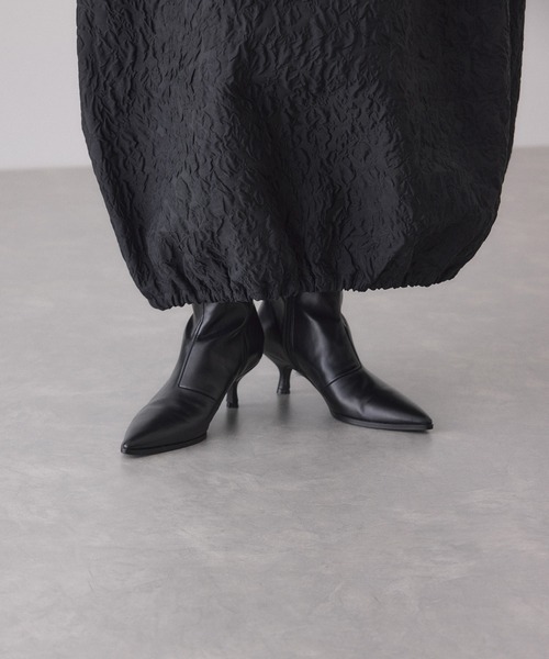 ADAM ET ROPE'（アダムエロペ）の「ジャガードギャザースカート（スカート・レディース・ブラック/ホワイト・36/38）」の11枚目の写真