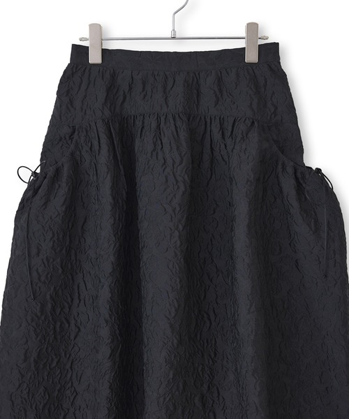 ADAM ET ROPE'（アダムエロペ）の「ジャガードギャザースカート（スカート・レディース・ブラック/ホワイト・36/38）」の14枚目の写真