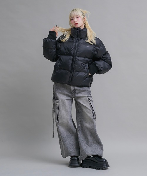 17HR（セブンティーンアワーズ）の「ルーズカーゴデニム（デニムパンツ・レディース・グレー/ブラウン・MEDIUM/SMALL）」の18枚目の写真