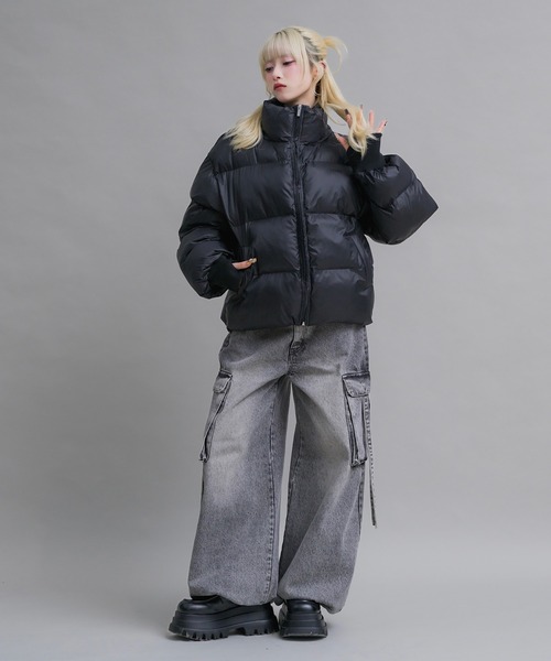 17HR（セブンティーンアワーズ）の「ルーズカーゴデニム（デニムパンツ・レディース・グレー/ブラウン・MEDIUM/SMALL）」の20枚目の写真