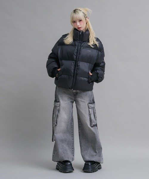 17HR（セブンティーンアワーズ）の「ルーズカーゴデニム（デニムパンツ・レディース・グレー/ブラウン・MEDIUM/SMALL）」の4枚目の写真