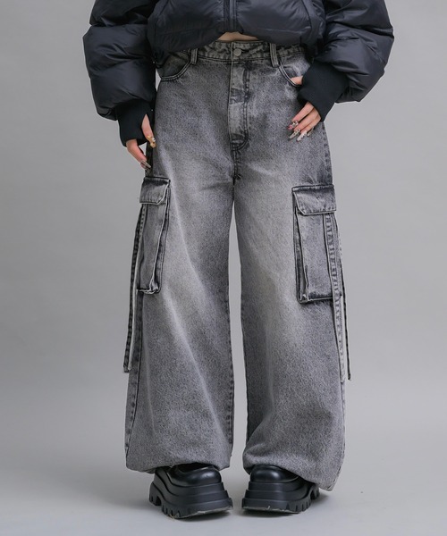 即完売シールームリンルーズカーゴデニム ルーズカーゴデニム（デニムパンツ）｜17HR（セブンティーンアワーズ