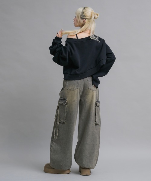 ルーズカーゴデニム（デニムパンツ）｜17HR（セブンティーンアワーズ