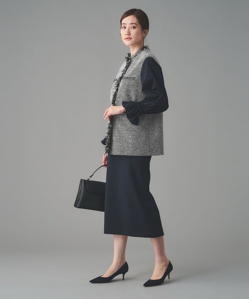 ご購入予約専用 ユナイテッドアローズ　新品未使用 フリルレース レースフリルカラー 2WAY ブラウス