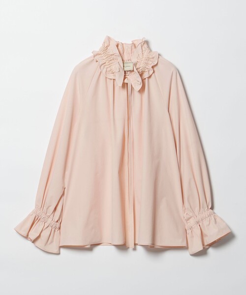 UNITED ARROWS（ユナイテッドアローズ）の「レースフリルカラー 2WAY ブラウス ‐はっ水‐（シャツ/ブラウス・レディース・ライトピンク/ネイビー/ホワイト・FREE）」の19枚目の写真