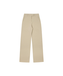 SIPT7023 Long Wide Slacks_Sand beige