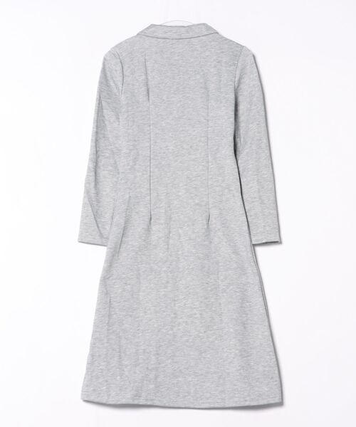 i-dare(アイディア)の「【i-dare】レースアップポロカラーワンピース(ワンピース・レディース・グレー・SMALL/MEDIUM/LARGE/X-LARGE)」の2枚目の写真