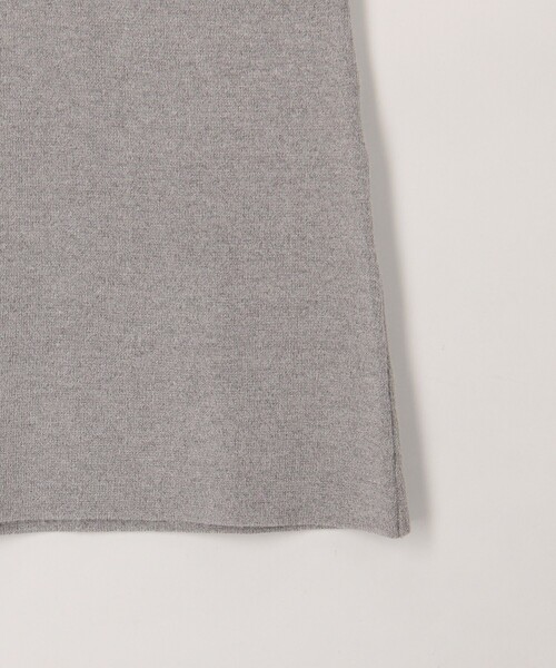 MICO COULIER（ミコクリエ）の「ミラノリブバイカラーニットワンピース（ワンピース・レディース・ブラック/ライトグレー・38）」の17枚目の写真