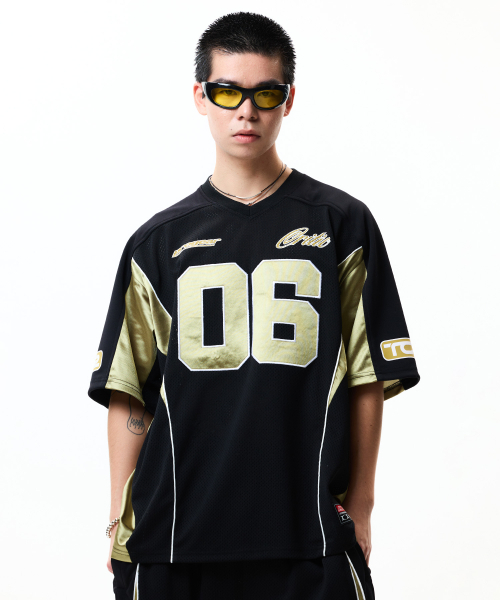 CRITIC(クリティック)の「PROGEAR MESH GRAPHIC SET UP T-SHIRTS BLACK(Tシャツ/カットソー・メンズ・その他・MEDIUM/LARGE/X-LARGE)」の1枚目の写真