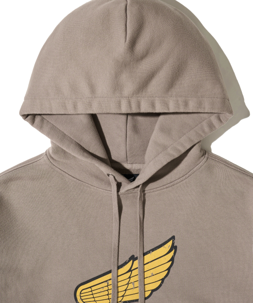PHYPS MOTORCYCLE（フィップスモーターサイクル）の「Vintage Logo Hoodie Brown（パーカー・メンズ・その他・MEDIUM/LARGE/X-LARGE/SMALL）」の3枚目の写真