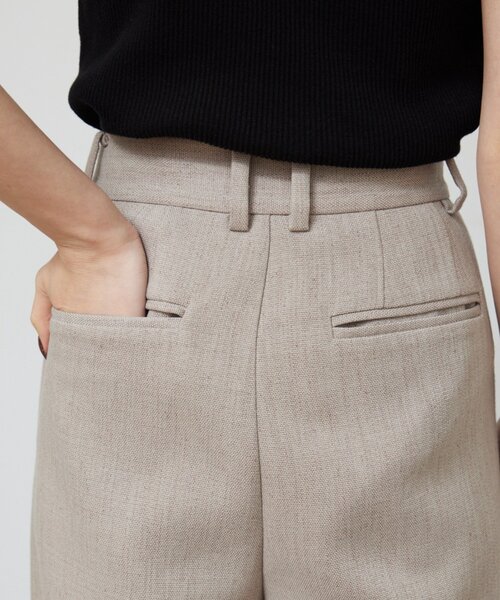 GALLARDAGALANTE（ガリャルダガランテ）の「【セットアップ対応】ダブルクロスワイドパンツ（その他パンツ・レディース・ベージュ/オフホワイト・1/0）」の21枚目の写真