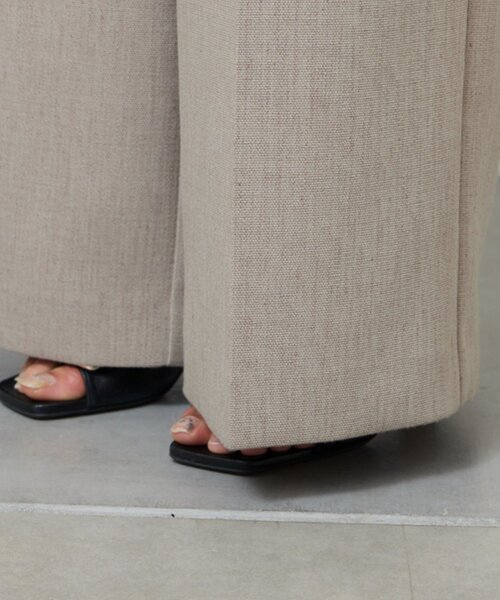 GALLARDAGALANTE（ガリャルダガランテ）の「【セットアップ対応】ダブルクロスワイドパンツ（その他パンツ・レディース・ベージュ/オフホワイト・1/0）」の22枚目の写真