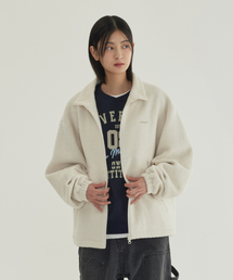 ウールジップアップジャケット オートミール