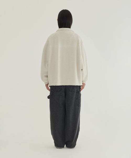 COVERNAT(カバーナット)の「ウールジップアップジャケット オートミール(その他アウター・レディース・その他・SMALL/MEDIUM/LARGE/X-LARGE)」の6枚目の写真
