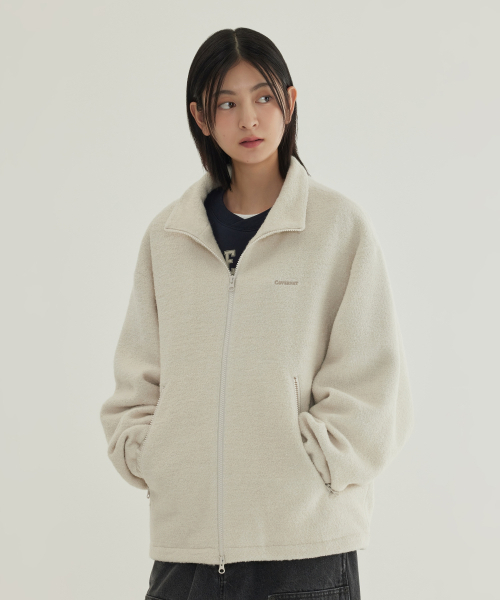 COVERNAT(カバーナット)の「ウールジップアップジャケット オートミール(その他アウター・レディース・その他・SMALL/MEDIUM/LARGE/X-LARGE)」の7枚目の写真