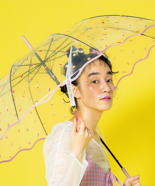 Wpc.（ダブリュピーシー）の「[ビニール傘]サーティワン アイスクリーム × Wpc. アイスクリームパターンアンブレラ（長傘・レディース・ブルー/ピンク・FREE）」の10枚目の写真